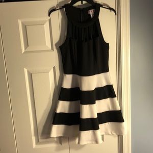 Black and white dress